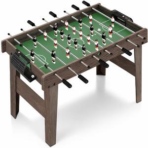 SereneLife Competition Sized Foosball Table, Full Size 48in Portable Soccer with Ball for Home, Arcade Game Room, Board Game for Indoor or Outdoor, Family Game Night, Perfect for Kids and Adults