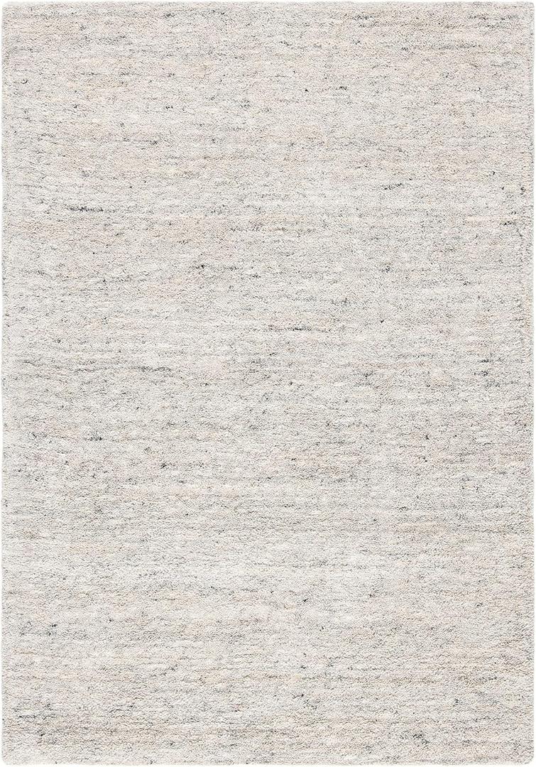 SAFAVIEH Himalaya Collection Accent Rug - 2' x 3', Ivory, Handmade Wool, Ideal for High Traffic Areas in Entryway, Living Room, Bedroom (HIM413A)