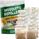Mosquito Repellent Outdoor Patio, Mosquito Repellent Indoor, Keep Mosquitoes Away, Mosquitoes Repellent for Room, Safe for Kids & Pets, 3 Months Protection, Covers 120 Sq Ft, 12 Packs