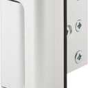 Prime-Line U 10827 Door Reinforcement Lock  Add Extra, High Security to your Home and Prevent Unauthorized Entry  3 In. Stop, Aluminum Construction, Satin Nickel (Single Pack)