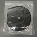 2 x Fjzoys Window Weather Stripping Door Seal, 16.5FT Self-Adhesive Soundproofing Weather Strip for Exterior Door Frame Window Winter Insulation Noise Cancelling Window Inserts, 0.35in x 0.2in, Gray