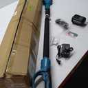 Electric Pruning Shears with Pole 1.4-2.0 Cutting Diameter & 2-IN-1 Electric Pole Pruner,2PCS 21V 3.0Ah Batteries,Brushiless Motor,4 Modes Adjustable Branches Cutter for Flower, Tree Trimming(Blue)