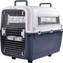 Plastic Kennels, Plastic Dog Crate, Airline Approved Pet Carrier for Dogs and Cats Longer Traveling, Multiple Sizes (X-Large (35.8"L x 23.8"W x 28.5"H))