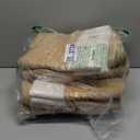 UBBCARE Set of 4 Storage Cubes 11 X 10.5 X 10.5 in, Water Hyacinth Storage Bins for Shelves, Toys, Book, Storage Baskets with Handles, Cotton Rope Woven Baskets for Organizing, Brown