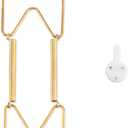 Bilillo Plate Hangers for The Wall, Suitable for 6-8 inch Decorative Plate, Stainless Steel Invisible Heavy Duty Wire Plate Holder with Wall Hooks, Plate Hangers for Displaying Plates