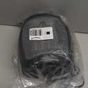 Amazon Basics Ceramic Space Heater, Portable Indoor Heating Solution, With Overheat and Tip-Over Protection, Thermostat, Non-Oscillating, 1500W, 7.52"D x 6.34"W x 9.45"H, Black