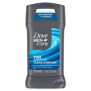 Dove Men+Care Antiperspirant Deodorant Stick, Clean Comfort, 2.7 Ounce (Pack of 6)