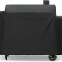 Grill Cover for Pit Boss 1100 Pro Series 1260 Triple-Function Combo Grill PB1100PSC2,PB1100PSC1,Sportsman 1230,Competition 1230CS1,Navigator 1230G Pellet Grill,Heavy Duty Waterproof Smoker Cover,Black