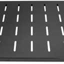 1U Sliding Rack Shelf 19" Server Rack Mount Cabinet 14"-22" Adjustable Depth 4 Post