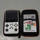 R36MAX 4000mAh Portable Rechargeable Handheld Retro Game Console,Comfort Non-Slip Handheld Standing Retro Game Console with 64G TF Car,4.0-inch Screen, Office, White