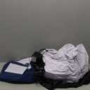 Inflatable Toddler Travel Bed - 60 Inches Portable Toddler Bed for Travel with Safety Sides - Cozy Kids Air Mattress Set with High-Speed Pump & Carry Case - Lightweight & Easy to Inflate -Blue