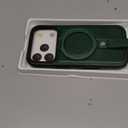 for iPhone 17 Pro Leather Case with Stand, Anti-Slip Grip Ring, Fits for MagSafe (Green, IP17 Pro-6.3inch)