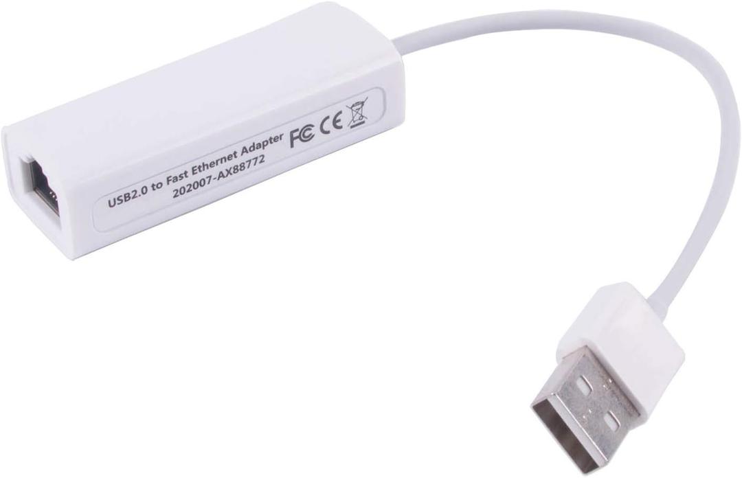 ASIX AX88772B USB to RJ45 LAN Adapter - 10/100 Mbps Ethernet Converter