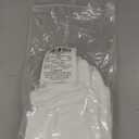 6 Pairs White Cotton Gloves for Dry Hands Eczema SPA Moisturizing - Work Glove Liners for Serving Costume Inspection