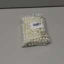 2 x 200PCS 12MM Ivory Whtie Faux Pearls Beads with Holes Summer Acrylic Round Imitation Artificial Loose Spacer Pearl Bead Bulk for Jewelry Making Earrings Bracelets Necklace Decor DIY Craft