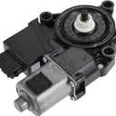 Motoforti Front Left Driver Side Power Window Motor Assembly, Window Lift Motor, for Hyundai Tucson 2016-2022 with Auto Up and Down, Metal, No.82450D3010, Black