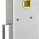 Storm Door Mortise Lock Body, Mortise Lock Replacement Parts for Old Storm Doors, 2-1/2" Handle PZ, Reversible Latch Bolt(Polished Nickel)