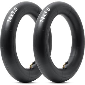 Heavy Duty 14x3.0 Thickened 40% Inner Tube, 14x3 Tire Tube with CR202 Bent Valve Stem Compatible with 14 inch E-Bikes Electric Scooters Mopeds Chopper Bikes and Folding Bikes Inner Tube(2 Pcs)