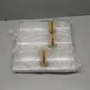 24 Oz/ 37 Oz/ 51 Oz Glass Storage Jars with Bamboo Lids - 6 Pack Clear Glass Canisters Square Airtight Stackable Ideal for Pantry Storage Containers Great for Cereal Coffee Beans Snacks etc