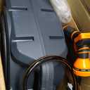 Giraffe Tools AW30 1/2MB Retractable Garden Hose Reel 1/2" x 100 ft PRO Metal Bracket, Heavy Duty, Any Length Lock Hose Reel, 100 ft, Dark Grey