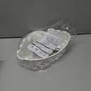 TAILI Corner Shower Caddy with Suction Cups, Wall Mounted Organizer Plastic Rack for Small Bathrooms, Kitchen, Removable Drill-Free Heavy Duty Shelf Basket, White