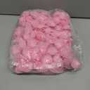 Artificial Flowers 100PCS 3CM Mini Fake Roses for DIY Wedding Bouquets Centerpieces Party Baby Shower Home Decorations (Pink)