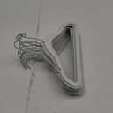 HOUSE DAY 11 Inch Velvet Baby Hangers 50 Pack White, Premium Kids Hangers for Children, Infant & Toddler Clothes, Durable Non Slip Small Baby Felt Hanger for Closet, Ideal for Everyday Use