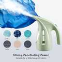 HiLIFE Steamer for Clothes, Portable Handheld Design, 240ml Big Capacity, 700W, Strong Penetrating Steam, Removes Wrinkle, for Home, Office and Travel(ONLY FOR 120V)(Green)