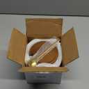 LYEOBOH Ceramic Sugar Bowl with Lid and Spoon, 15 OZ Sugar Holder for Coffee Bar Accessories, Sugar Jar for Countertop, Azucarera Farmhouse Home and Kitchen, White