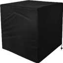 420D Air Conditioner Outdoor Cover, Black Oxford Cloth Air Conditioner Cover Waterproof and Windproof (30*30*32 Inch)