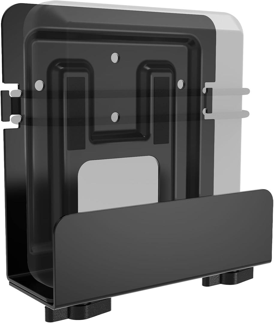 Cable Box Mount, Modem Mount,Adjustable Wall Mount for Small and Wide Devices Compatible for Cable Boxes, Modems, DVD Players,PS3, PS4, Xbox One S (Wide)