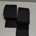 Strapcrafts 4.5 -inch Wide by 2-Yard Plush Black Waistband Elastic Band