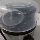 Amazon Basics Electric Egg Cooker for Hard-Boiled Eggs with Auto Shutoff, Dishwasher-Safe Parts, 7-Egg Capacity, BPA Free, Black