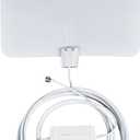 Winegard FlatWave Amped Pro HDTV Indoor TV Antenna  Bluetooth Signal Meter, Integrated Channel Finder, Up to 60 Mile Range, TH-3000