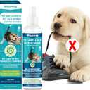 No Chew Spray for Dogs 200ML, Bitter Apple Spray for Dogs Stop Chewing Licking of Furniture, Shoes, Bandages, Dog Training & Behavior Aids Spray, Indoor & Outdoor Use, No Alcohol & Trace