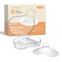 Nipple Shields for Breastfeeding Newborn, Contact Nipple Guards for Breast Feeding with Flat, Inverted Nipples or Difficulty Sucking, Food-Grade Silicone, Ultra-Thin & Super Soft, 2 Pair, 20mm