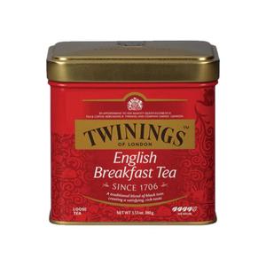 Twinings English Breakfast Loose Tea Tin, 3.53 Ounce Tin (Pack of 1), Smooth, Flavourful, Robust Black Tea Leaves, Caffeinated, Enjoy Hot or Iced (EXP 05/26/27)