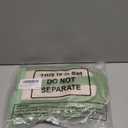 Reallnaive 2 Pcs Mini Oven Mitts Heat Resistant for Kitchen Set, Small Short Oven Mitten Gloves First Day of School Back to School 5.75"x9" Cotton Terry Outdoor Indoor Dining Baking Cooking BBQ(Green)