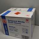 Basic Medical Blue Nitrile Exam Gloves, Latex-Free & Powder-Free Food-Safe House Cleaning Disposable Glove (1000 Pcs)