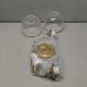 PERMO Wall Sconce Vintage Vanity Light Antique 2 Lights Sconce with Clear Ribbed Globe Glass Shade Antique Brass Gold Double Sconces for Bathroom (Heardwired)