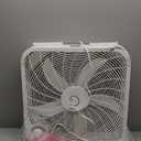 Genesis 20" Box Fan, 3 Settings, Max Cooling Technology, Carry Handle, White (G20BOX-WHT)