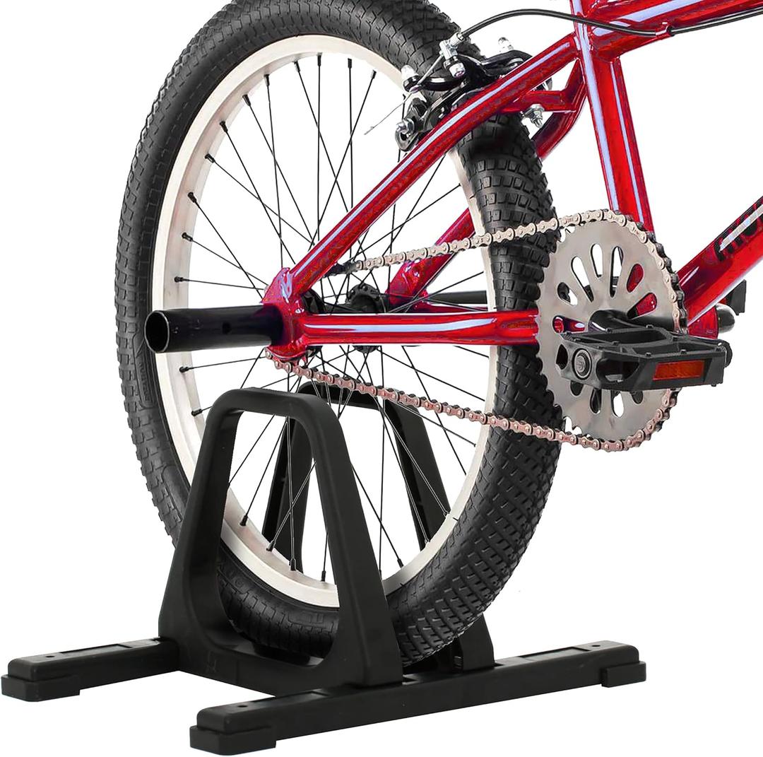 Bike Rack  Dual Bicycle Stand for Mountain, Road, or Kids Bikes  Indoor or Outdoor Steel Bicycle Storage  Tire Rack for Truck by RAD Cycle
