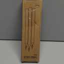 4 Pack Ivory Taper Candles - Taper Candles 10 Inch Dripless, Smokeless & Unscented - 8 Hours Long Burning - Hand Poured Tall Candlesticks - Ideal for Weddings, Dinner Parties, and Home Decor