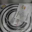 Modern LED Ceiling Light 90W Dimmable Ceiling Light Fixture with Remote Control 5 Rings Flush Mount Ceiling Light Black Acrylic Chandelier LED for Living Room Bedroom Kitchen Light fixtures(4+1B01)