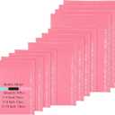 100 Pcs Kraft Bubble Mailers 3 Size Padded Envelopes Kraft Poly Mailers Bubble Lined Shipping Envelopes Mail Shipping Bags for CDs Book Business Supplies (Pink)