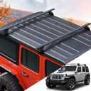 330lb Black Roof Rack Fit for 2007-2026 Jeep Wrangler JK JL Gladiator JT 2&4 Door Cross Bars Crossbars