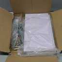 Blulu 4 Set Large Pegboard Shelf Kit Fiberboard peg Board Shelving Storage Brackets Stain Resistant Peg Board Organizer Shelves Pegboard Accessories for Wall(10 x 5.7 inches,White)