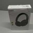 TOZO HT3 Hybrid Noise Cancelling Headphones, 90H Battery Life Wireless Over Ear Bluetooth 6.0 Foldable Headset, AI Voice Assistant with 5 Mics, Connect 2 Devices and Hi-Res Sound, 32 EQ Audio Presets (Titanium Black)