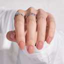 BTArtbox Press On Nails Short - Nude Square Nail Tips Glue On Nails, Reusable Stick On Nails in 16 Sizes - 32 Soft Gel Fake Nails Kit, Cinnamon