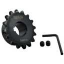#35 Roller Chain Sprocket Type B 3/4 inch Bore 16 Tooth, Hardened Antirust 1045 Steel Drive Sprockets 35B16-3/4